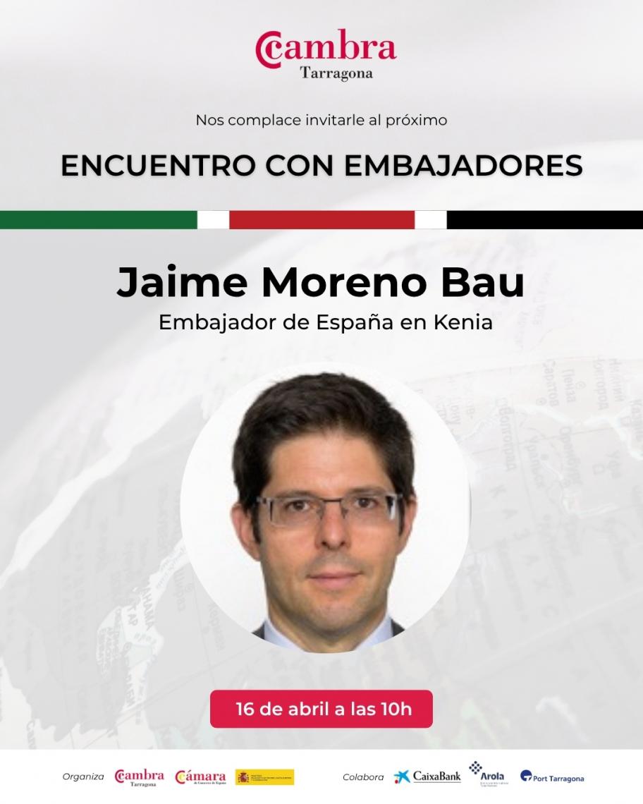L’ambaixador a Kènia vindrà a la Cambra de Tarragona