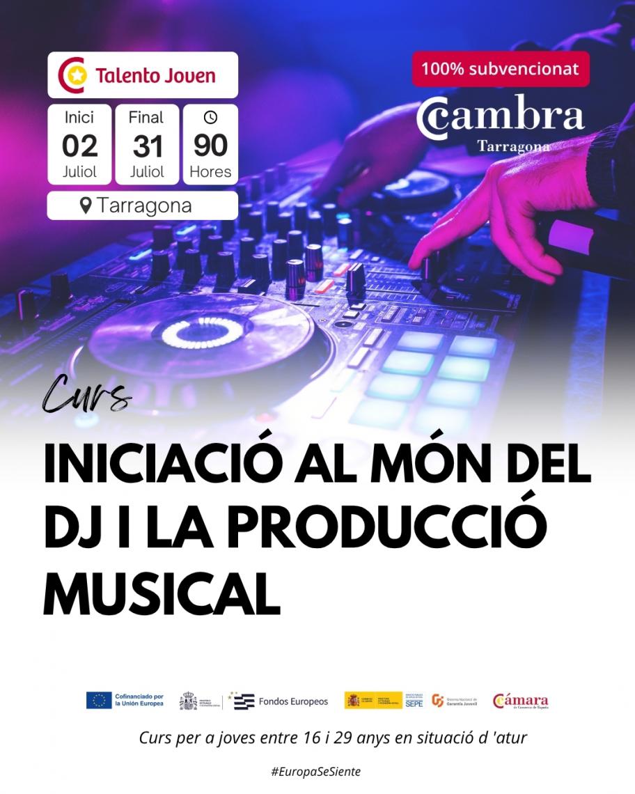 El 2 de juliol començarà el curs de DJ i promoció musical